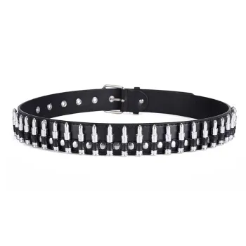 Simple Punk Leather Belt