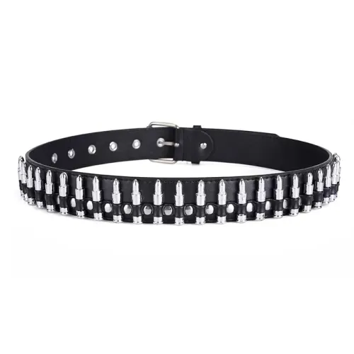 Simple Punk Leather Belt