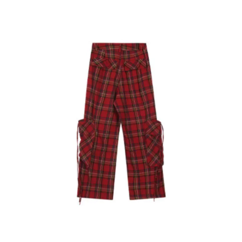 Retro Loose Cotton Casual Pants Women-1
