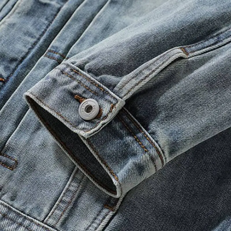 Retro Washed Loose Jacket-4