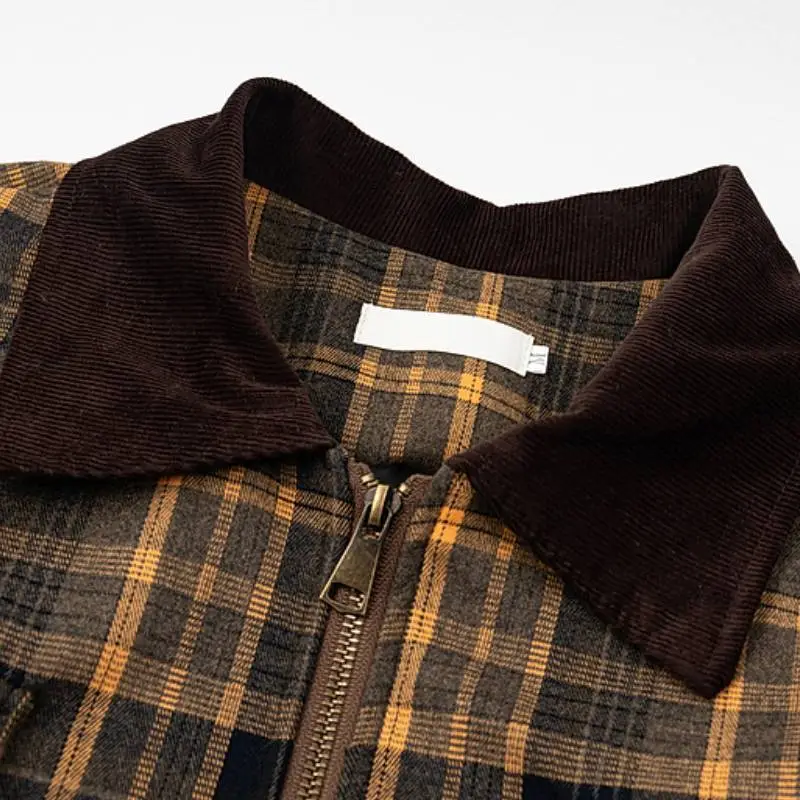 Retro Plaid Jacket-3