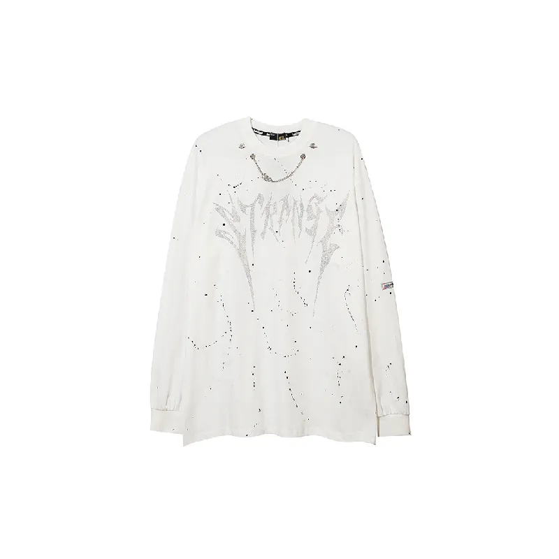 Retro Fashionable Loose Cotton Sweatshirt-2