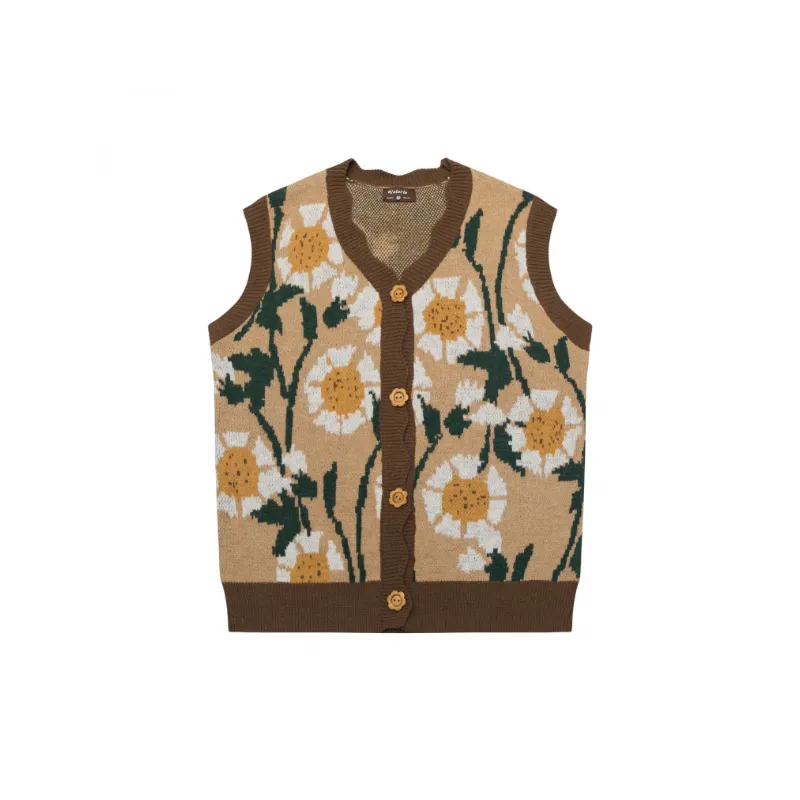Lazy Loose Style Knitted Vest-7