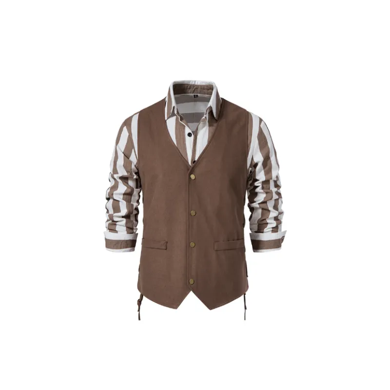 Loose Zipper Vest-0