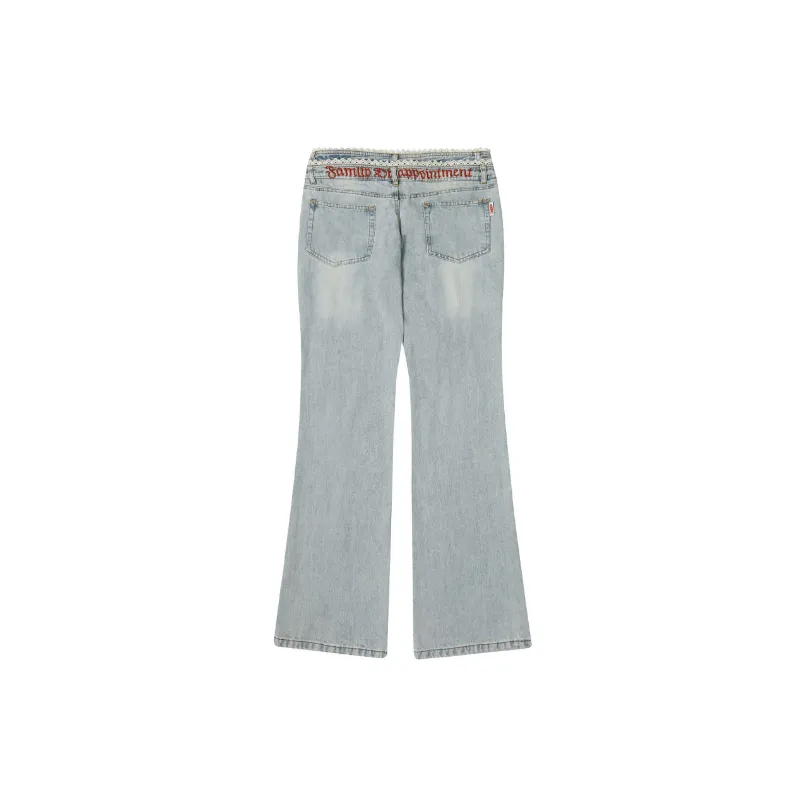 Retro Simple Jeans-1