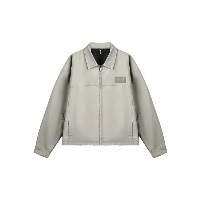 Retro Washed Loose Cotton Jacket-4