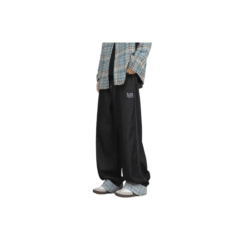 Fashionable Loose Jeans-4