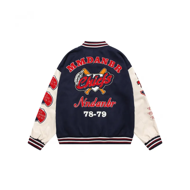 Casual Simple Baseball Jersey-5