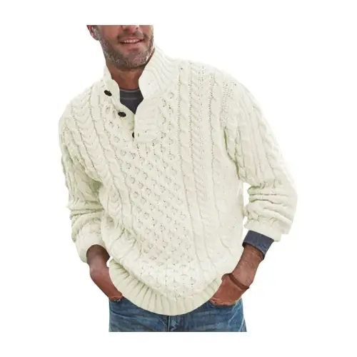 Fashionable Plain Sweater