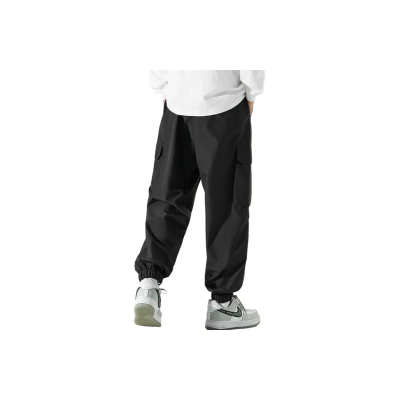 Multi pocket Functional Loose Pants-10