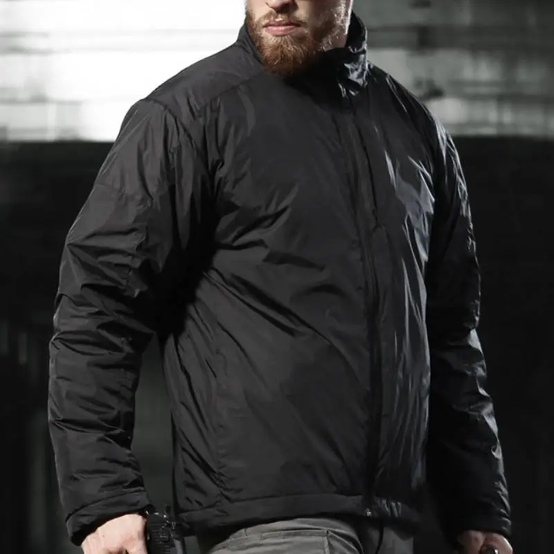 Casual Loose Nylon Quilted Jacket-6