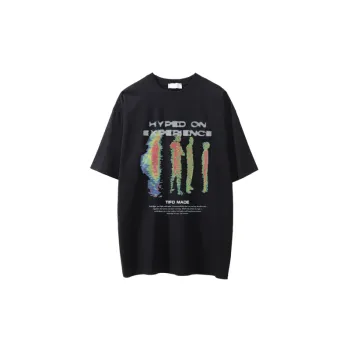Casual Fashionable Cotton Blended Fabric T Shirt