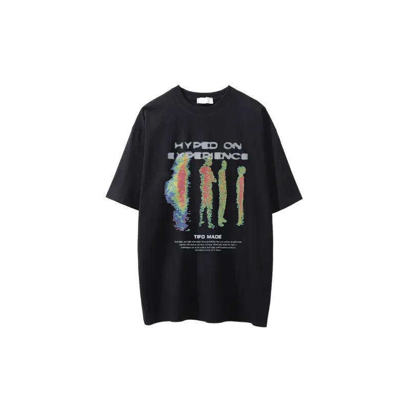 Casual Fashionable Cotton Blended Fabric T Shirt-2