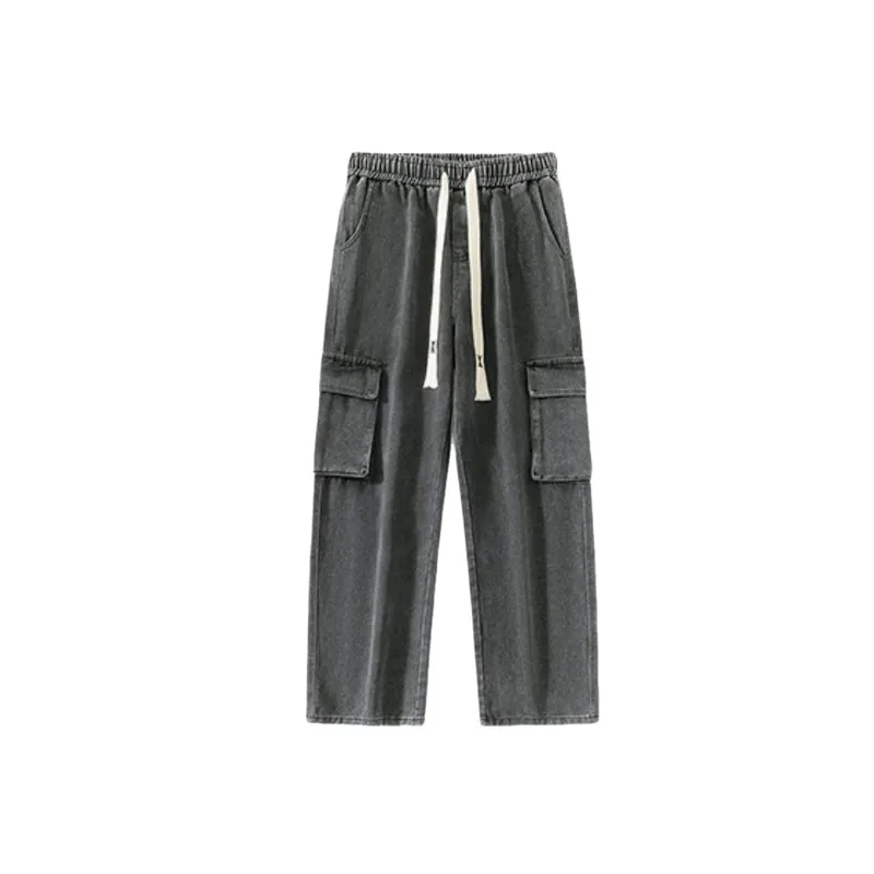Simple Loose Jeans-8