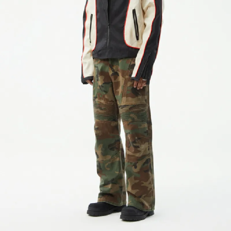 Casual Retro Straight Leg Jeans-2
