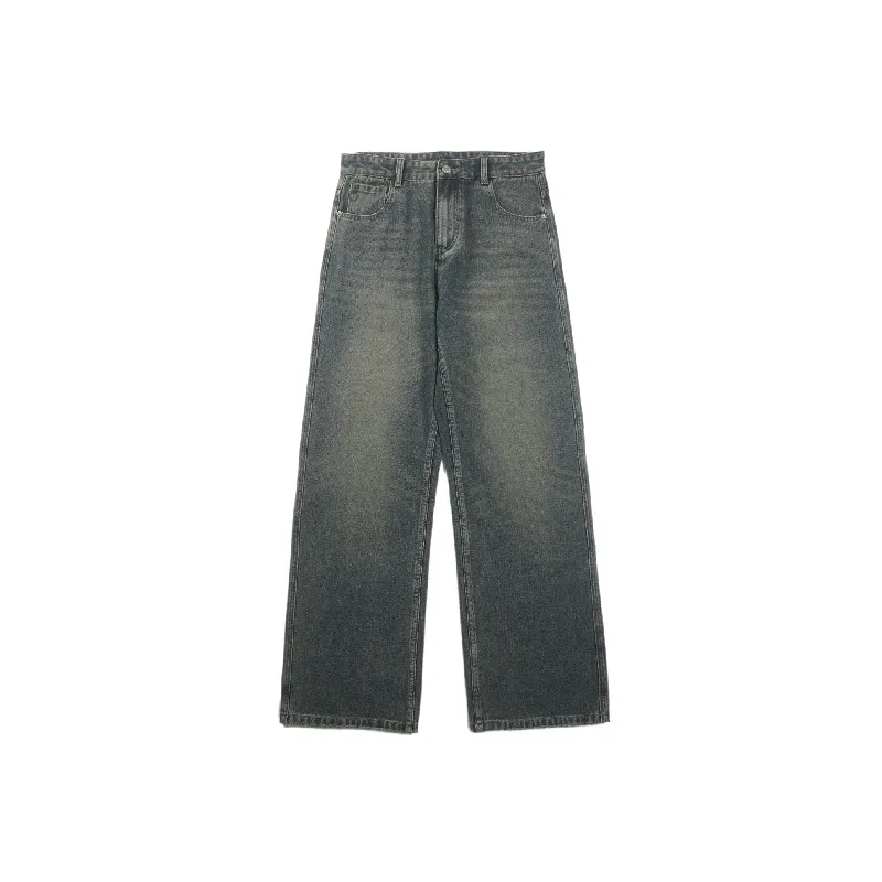 Fashionable Washed Jeans-1