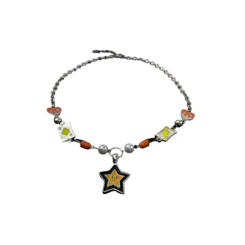 Versatile Hip Hop Smiley Necklace