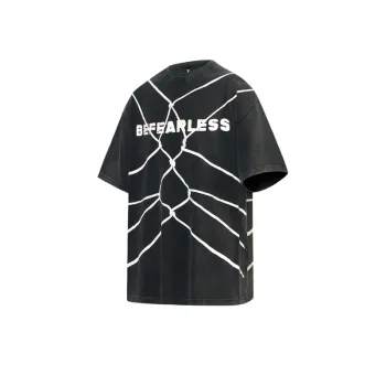Rope Printing Contrast Color T shirt