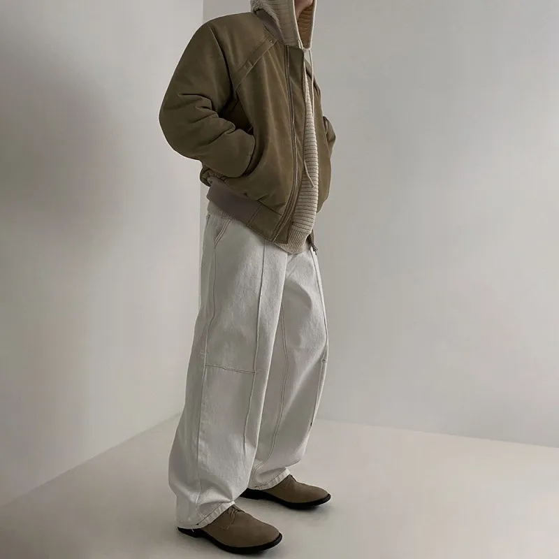 Simple Loose Quilted Jacket-6