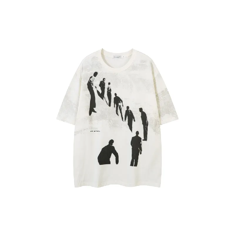 Street Loose 100% Cotton T Shirt-2
