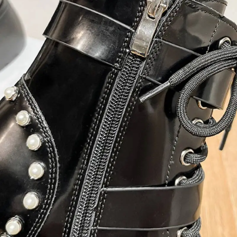 Glamorous Studded Martin Boot-2