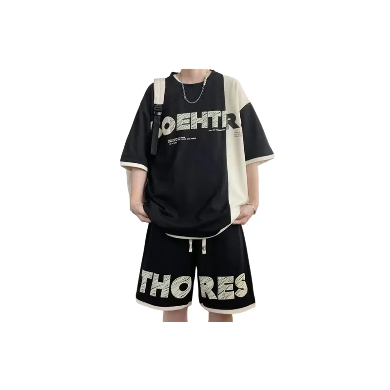 Trendy Short And Sports Shirt Set-6