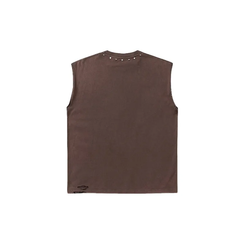 Hip Hop Loose Training Trendy Vest-7