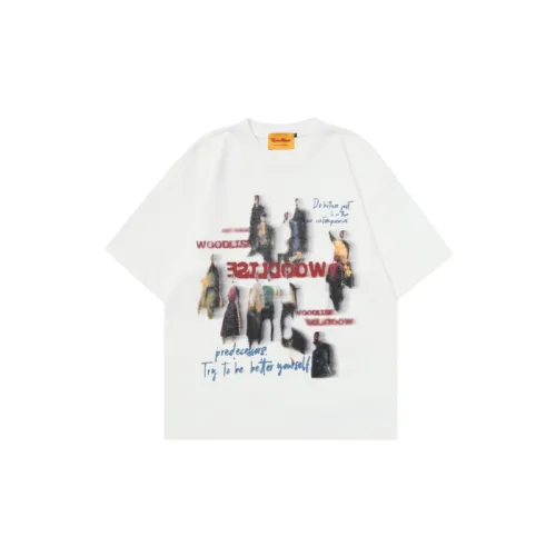 Retro Figure printed Short sleeved T shirt Oversize Pure Cotton