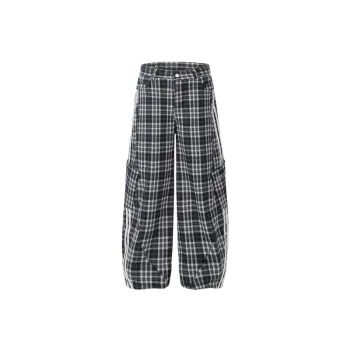 Fashionable Simple Cotton Blended Fabric Casual Pants