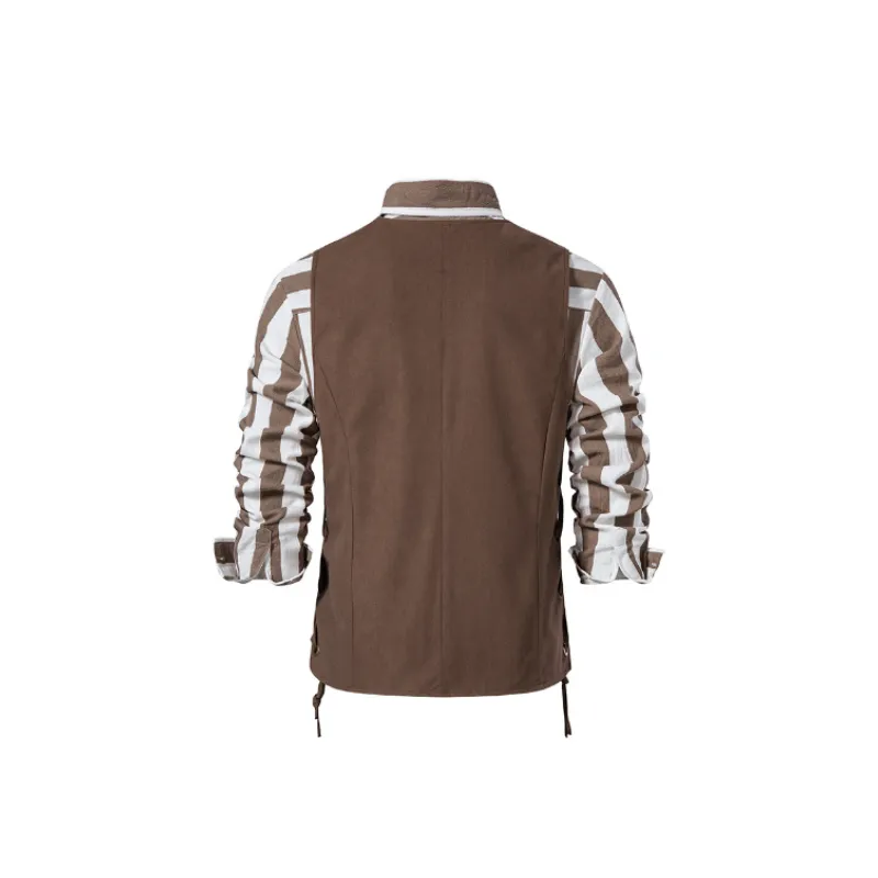 Loose Zipper Vest-1