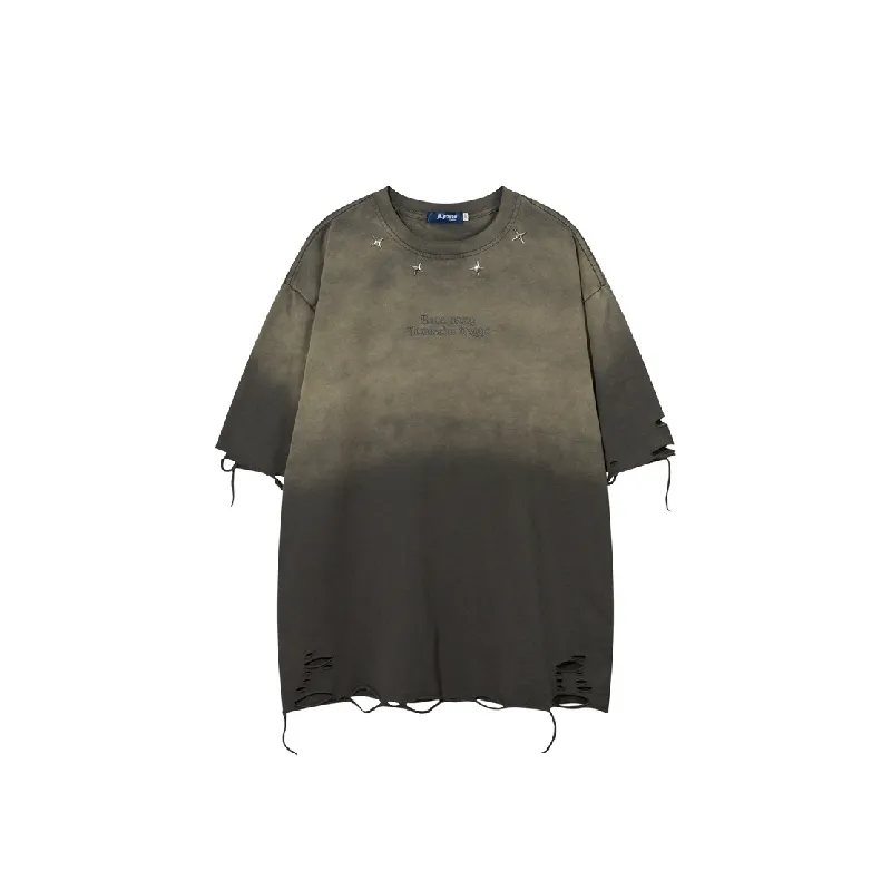Retro Washed Cotton T Shirt Unisex-0