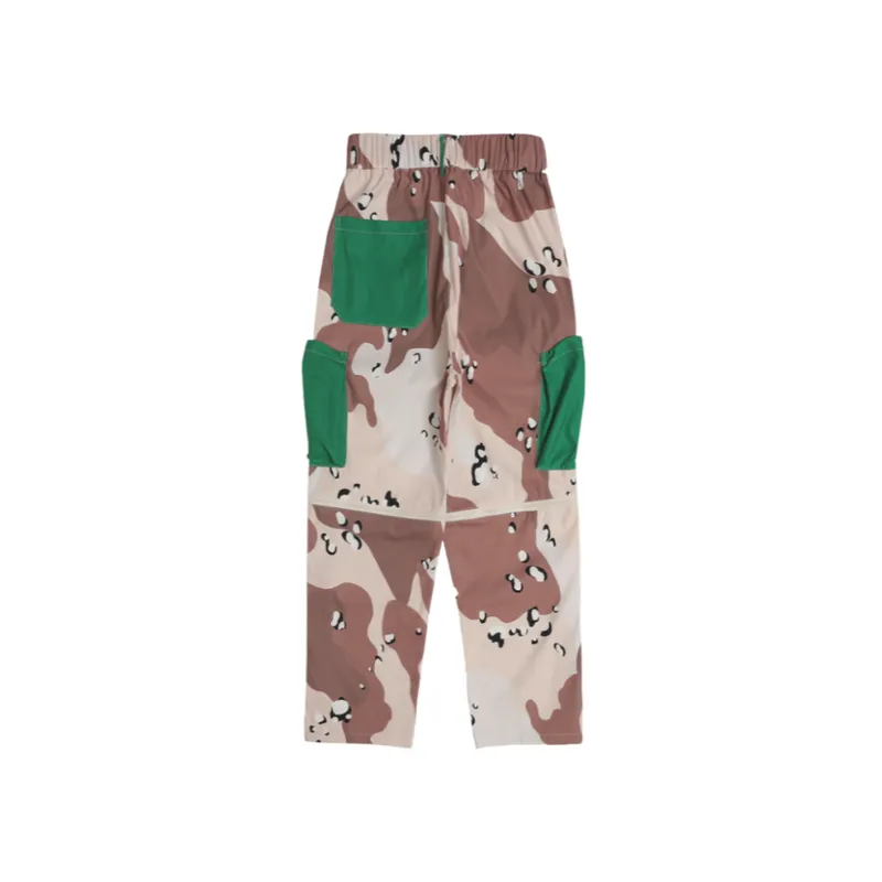 Casual Functional Style Camouflage Trousers-1