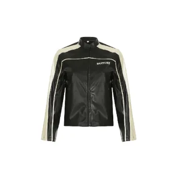 Street Zipper Leather Jacket