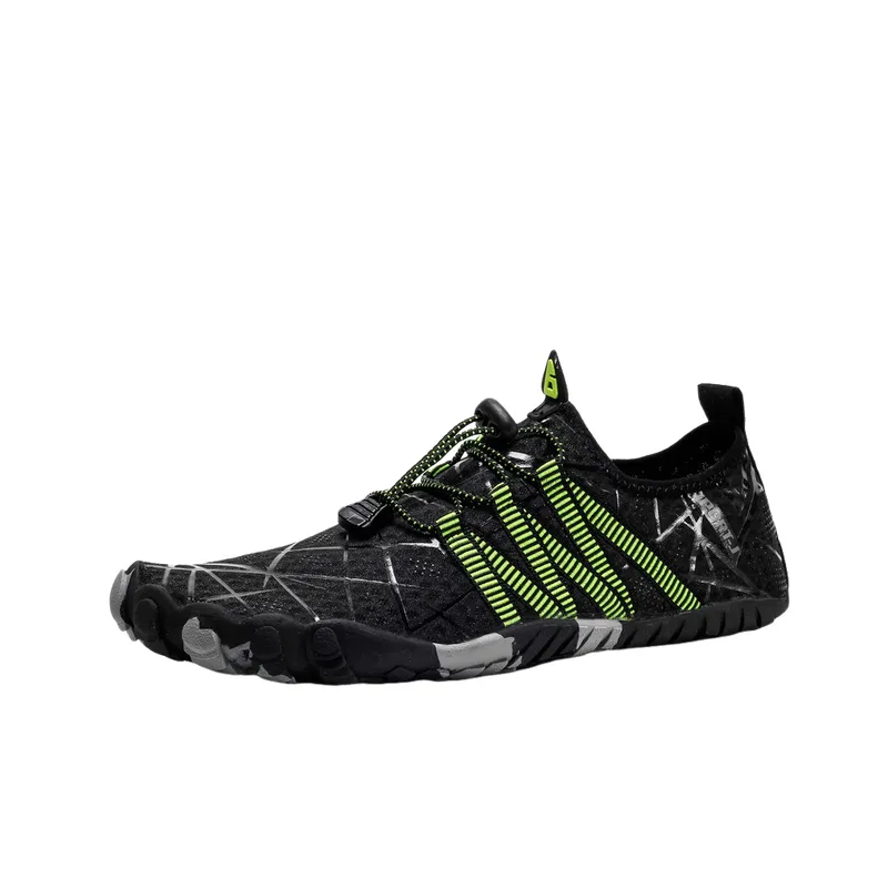 Simple Striped River Trekking Shoes-4