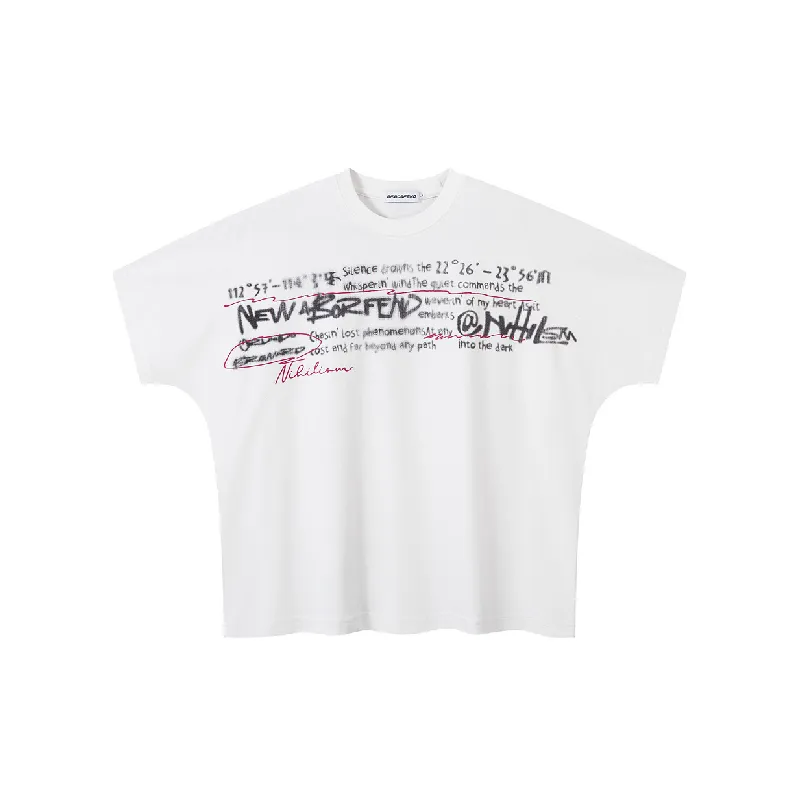 Fashionable Casual 100% Cotton T Shirt-0