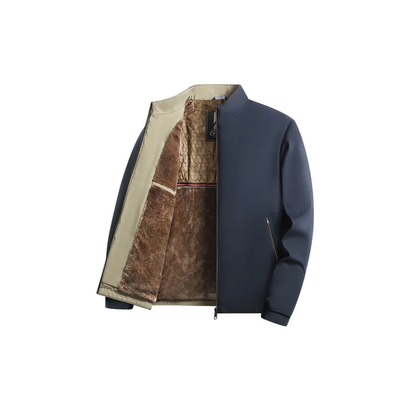 Plain Zipper Jacket-4