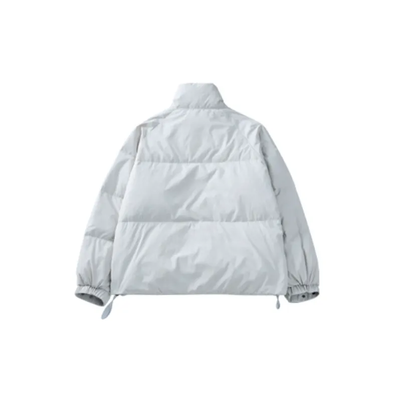 Casual Loose White Duck Down Jacket-1