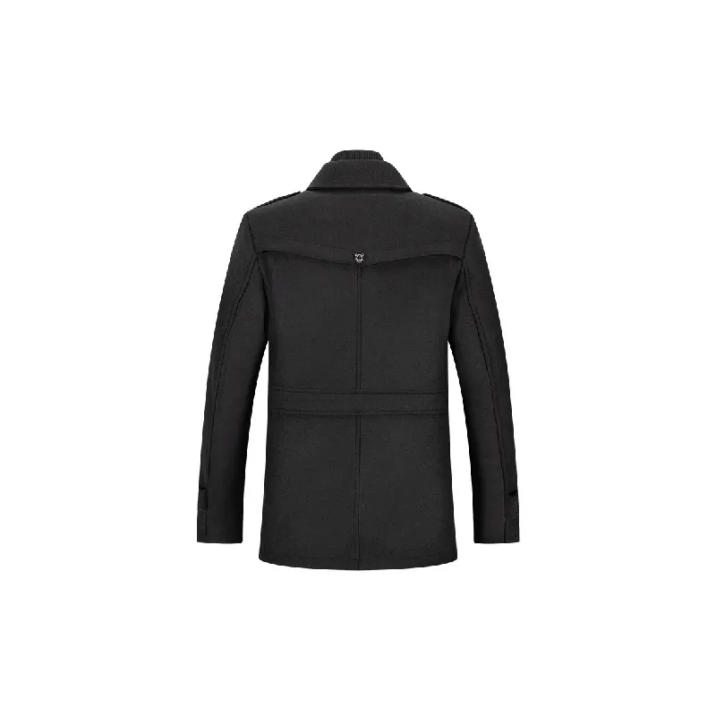 Casual Loose Woolen Fabric Coat-2