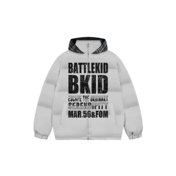 Loose Warming Blended Synthetic Fabrics Quilted Jacket