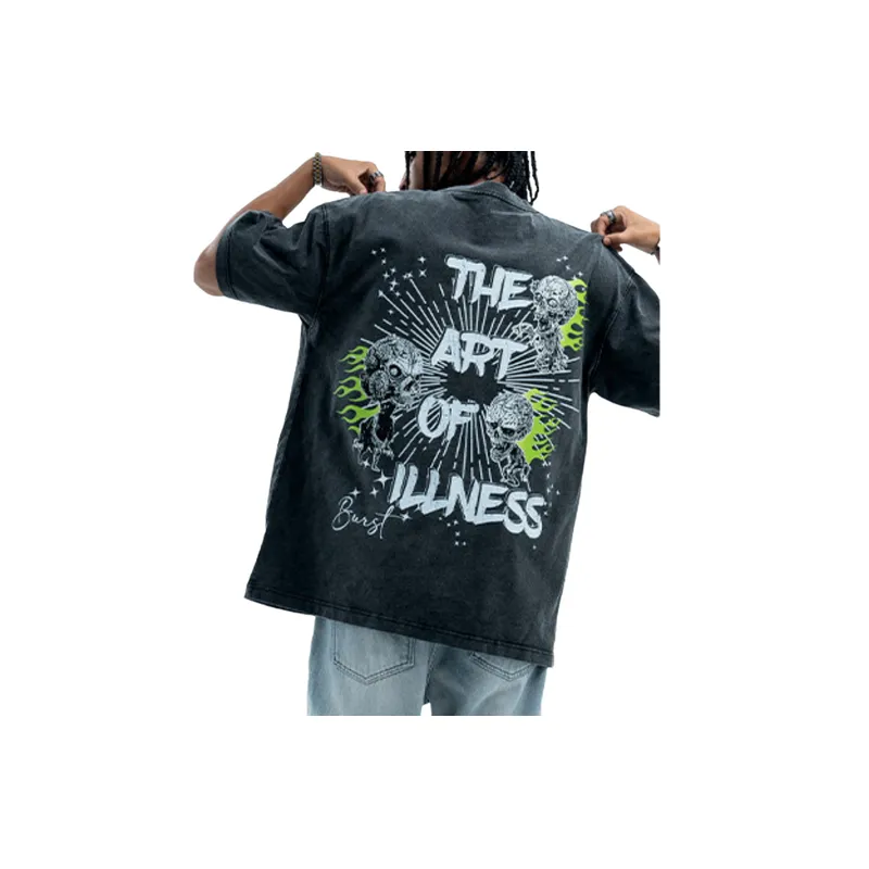 Retro Distress T Shirt-7