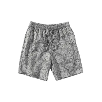 Sporty Loose Cotton Blended Fabric Casual Shorts