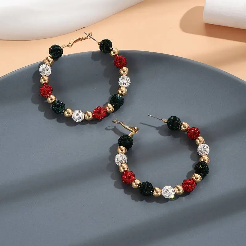 Fashionable Christmas Crystal Earring-2