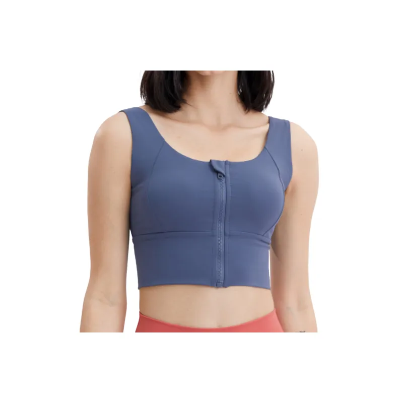 Fashionable Zipper Sports Underwear Women-1