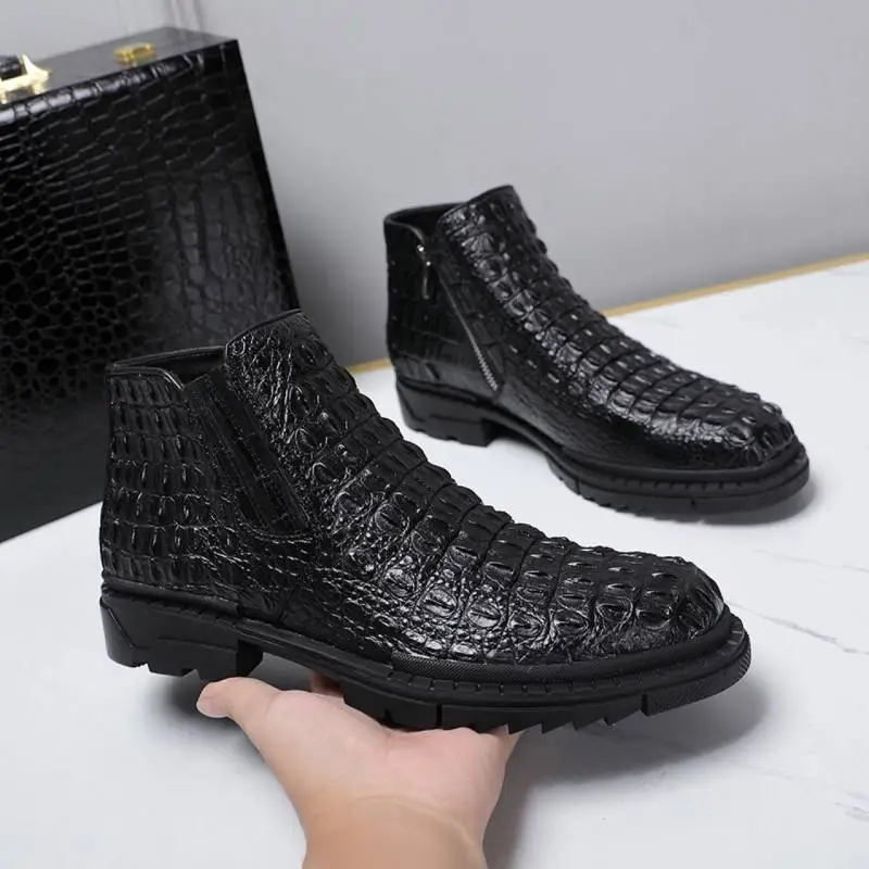 Elegant Plain Ankle Boots-1