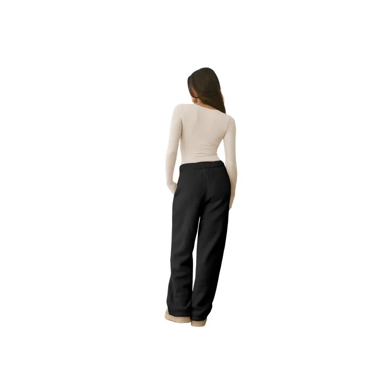 Fashionable Plain Thickened French Fine Rib Fabric Shirt Women-9