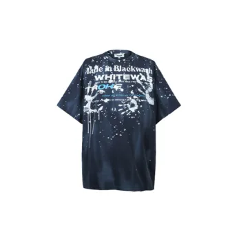 Niche Splash Ink Loose Short sleeved T shirt