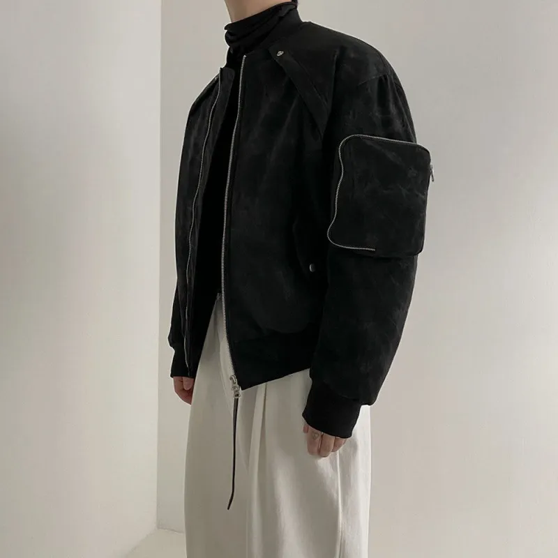 Simple Loose Quilted Jacket-2