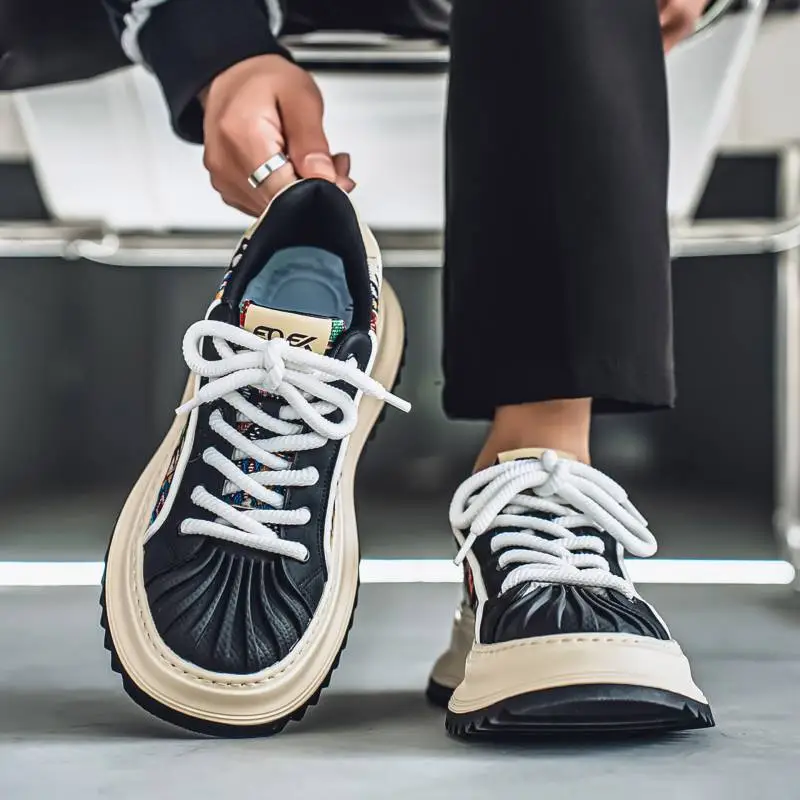 Sporty Contrast Color Lifestyle Shoes-7