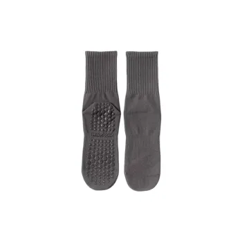 Simple Plain 100% Cotton Mid Calf Sock