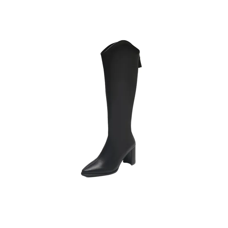 Simple Basics Knee High Boots-3